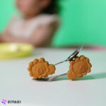 ست قاشق و چنگال کودک Babyfeed طرح شیر قهوه‌ای