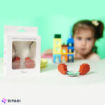 ست قاشق و چنگال کودک Babyfeed طرح شیر نارنجی