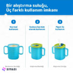 لیوان آبخوری 250ml کودک Guqqo آبی