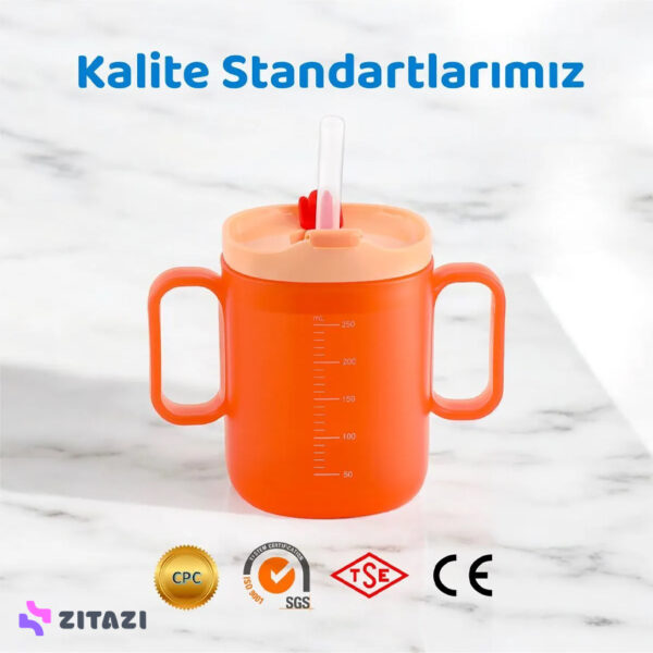 لیوان آبخوری 250ml کودک Guqqo نارنجی