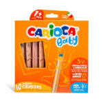 مداد رنگی 10 رنگ 3 در 1 کاریوکا مدل Jumbo Baby