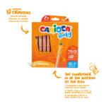 مداد رنگی 10 رنگ 3 در 1 کاریوکا مدل Jumbo Baby