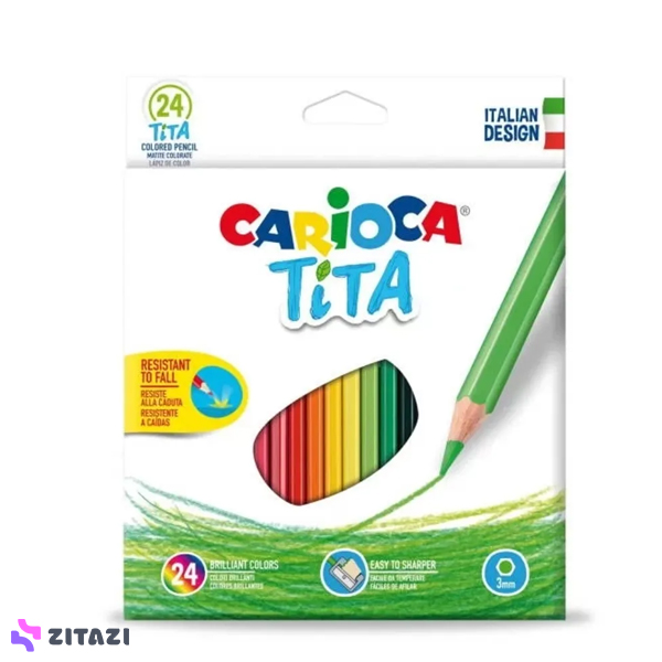 مداد رنگی 24 رنگ Tita برند Carioca