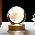 گوی کریستال مدل ماه قطر 8 3D