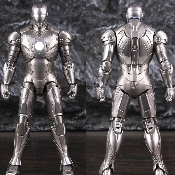 اکشن فیگور ZD Toys مدل Iron Man MK2 ارتفاع 18 سانتی متر