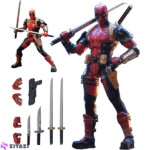 اکشن فیگور ZD Toys مدل DeadPool ارتفاع 18 سانتی متر