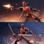 اکشن فیگور ZD Toys مدل DeadPool ارتفاع 18 سانتی متر