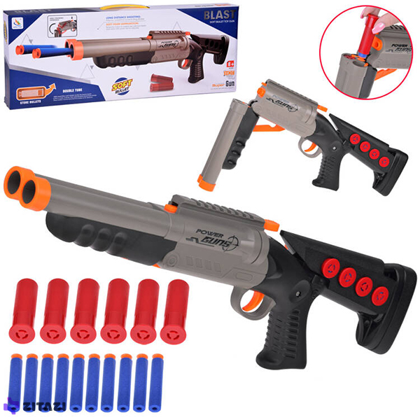 تفنگ بازی تیرفومی مدل shotgun