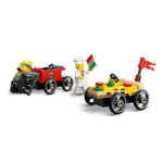 لگو سری سیتی مدل Pizza Cart vs. Fire Truck کد 60458