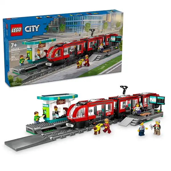 لگو سری سیتی مدل City Center Tram Station کد 60423