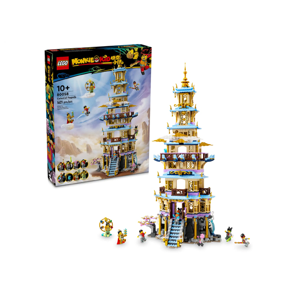 لگو سری مانکی کیدز مدل Celestial Pagoda کد 80058