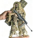 اکشن فیگور تک‌ تیر انداز مدل Jungle Sniper مقیاس 1/6 با تجهیزات نظامی کامل