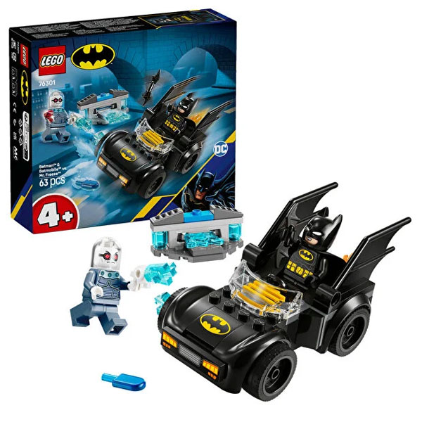 لگو سری بتمن مدل Batman and the Batmobile vs. Mr. Ice کد 76301