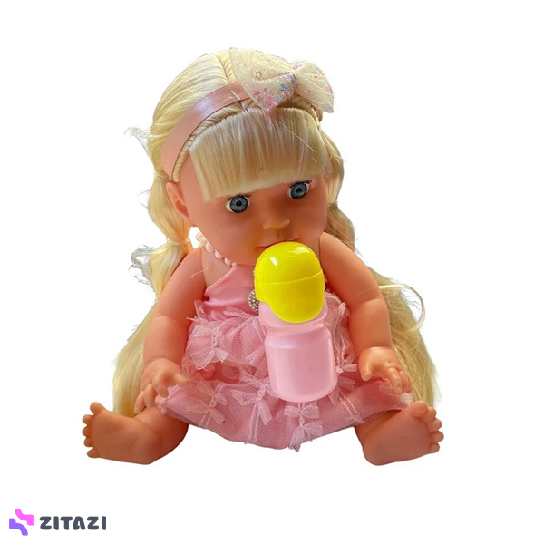 عروسک 35 سانتی متری Yale Baby مدل بی بی برن با لوازم جانبی