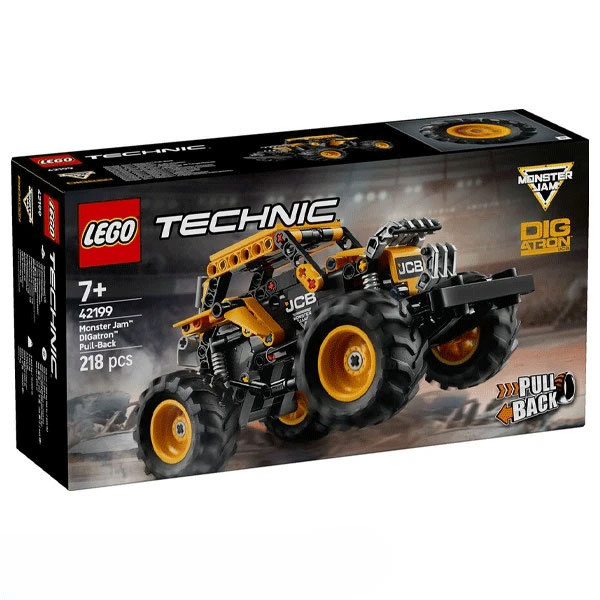 لگو تکنیک مدل Monster Jam DIGatron Pull-Back کد 42199