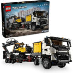 لگو تکنیک مدل Volvo FMX Truck &amp EC230 Electric Excavator کد 42175