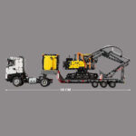 لگو تکنیک مدل Volvo FMX Truck &amp EC230 Electric Excavator کد 42175