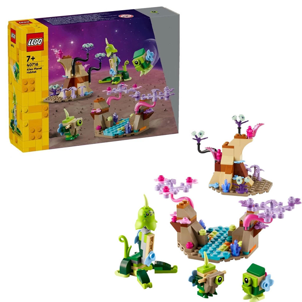 لگو سری آیکون مدل Alien Planet Habitat کد 40716