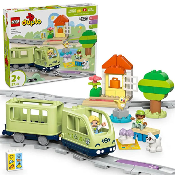 لگو سری دوپلو مدل Interactive Adventure Train کد 10427
