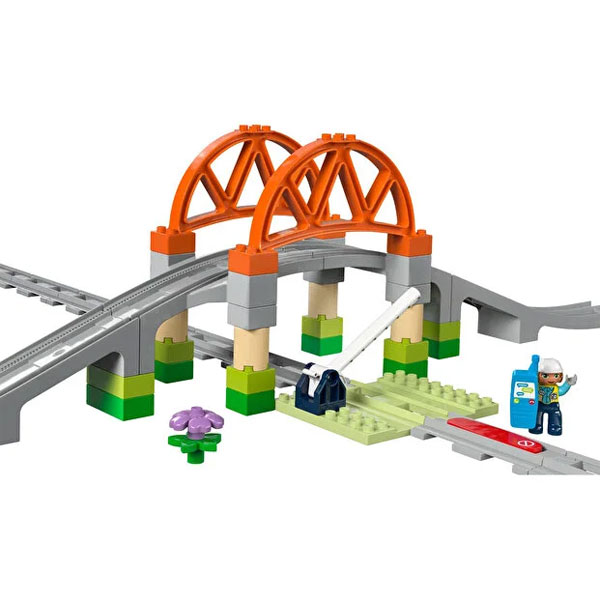 لگو سری دوپلو مدل Train Bridge and Tracks Expansion کد 10426
