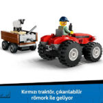 لگو سری سیتی مدل Tractor with Trailer کد 60461