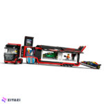 لگو سری سیتی مدل کامیون حمل اتومبیل های F1 کد 60445