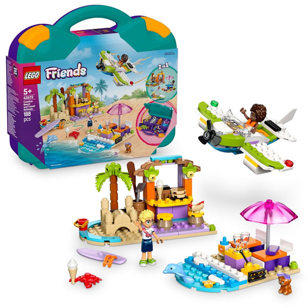 لگو سری فرندز مدل Creative Beach and Travel Suitcase کد 42672