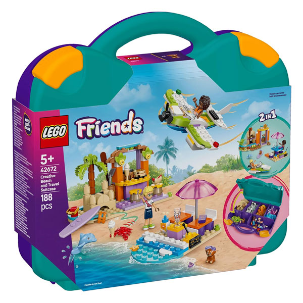 لگو سری فرندز مدل Creative Beach and Travel Suitcase کد 42672