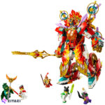 لگو سری مانکی کیدز مدل Nezha's Ring of Fire Mech کد 80057