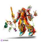 لگو سری مانکی کیدز مدل Nezha's Ring of Fire Mech کد 80057