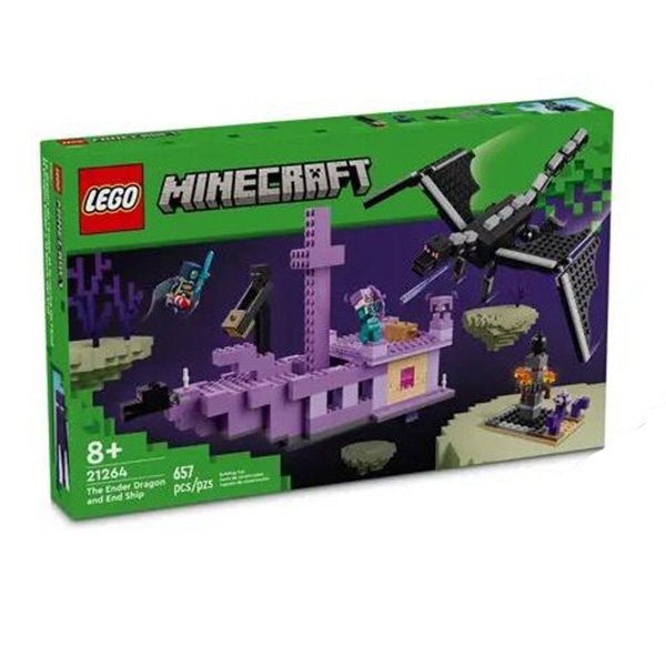 لگو سری ماینکرافت مدل The Ender Dragon and End Ship کد 21264