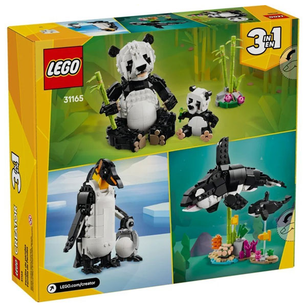 لگو سری کریتور مدل Wild Animals: Panda Family کد 31165