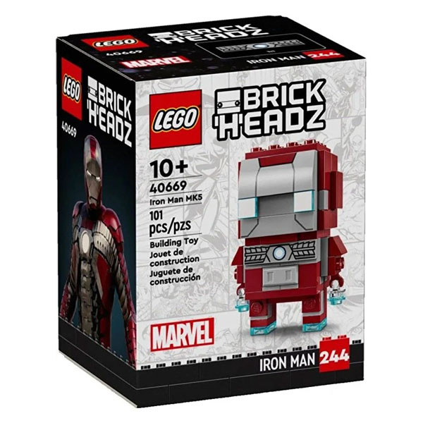 لگو مارول سری بریک هدز مدل Marvel Iron Man MK5 کد 40669