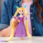 عروسک راپونزل هاسبرو سری دیزنی پرنسس مدل Spin N Style ارتفاع 21 سانتی متر
