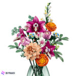 لگو سری بوتانیکال مدل Pretty Pink Flower Bouquet کد 10342