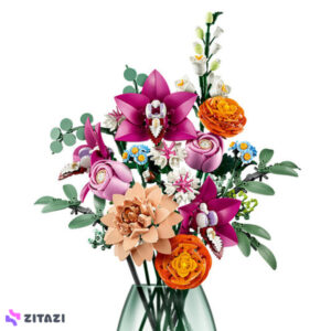 لگو سری بوتانیکال مدل Pretty Pink Flower Bouquet کد 10342