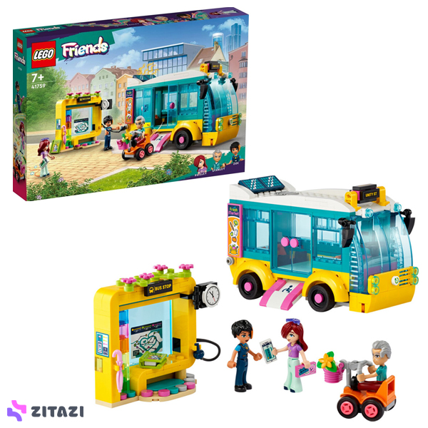 لگو سری فرندز مدل Heartlake City Bus کد 41759