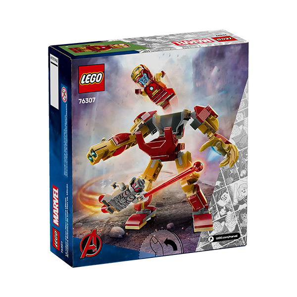 لگو سری مارول مدل Iron Man Mech vs. Ultron کد 76307