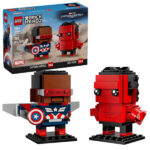 لگو مارول سری بریک هدز مدل Captain America کد 40668