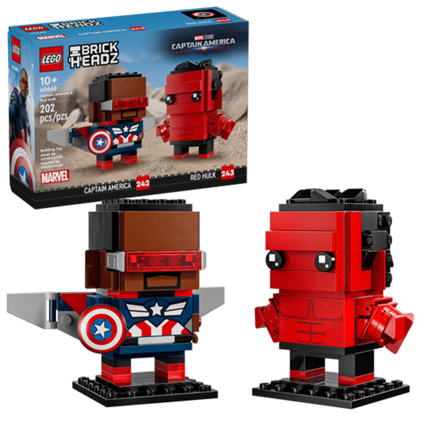 لگو مارول سری بریک هدز مدل Captain America کد 40668