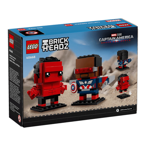 لگو مارول سری بریک هدز مدل Captain America کد 40668