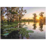 پازل 3000 تکه آناتولین طرح Sunrise Over Duck Lake کد 4925