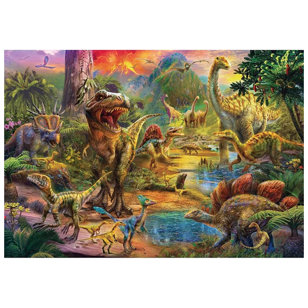 پازل 500 تکه آناتولین طرح Landscape of Dinosaurs کد 3603