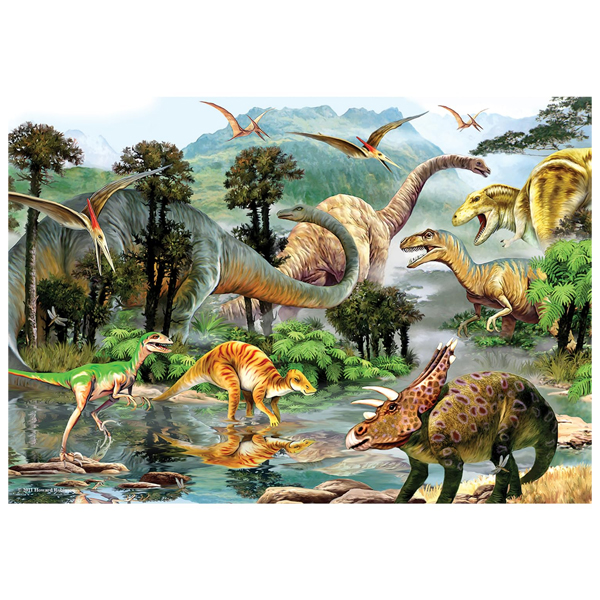 پازل 260 تکه XL آناتولین طرح Dino Valley II کد 3288