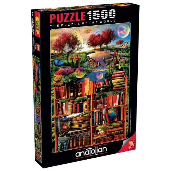پازل 1500 تکه آناتولین طرح Book World کد 4571