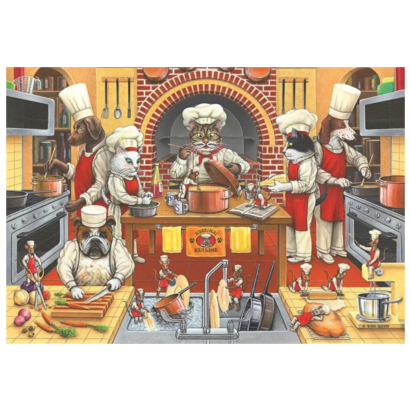 پازل 500 تکه آناتولین طرح Chef Cool Cat کد 3586