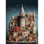 پازل 1000 تکه آناتولین طرح Galata کد 1158