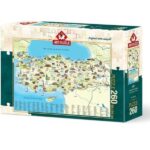 پازل 260 تکه آرت پازل طرح Turkey Culture Map 4288