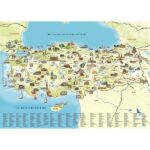 پازل 260 تکه آرت پازل طرح Turkey Culture Map 4288