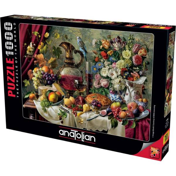 پازل 1000 تکه آناتولین طرح Dutch Still Life کد 1144